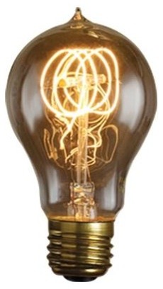 Incandescent A19 Medium Screw Light Bulb in Antique - Pack of 4