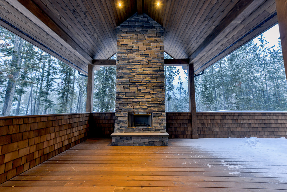 Deck - rustic deck idea
