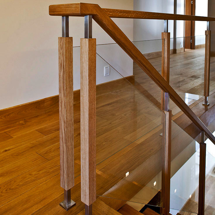 Комбинированные ограждения со стеклом