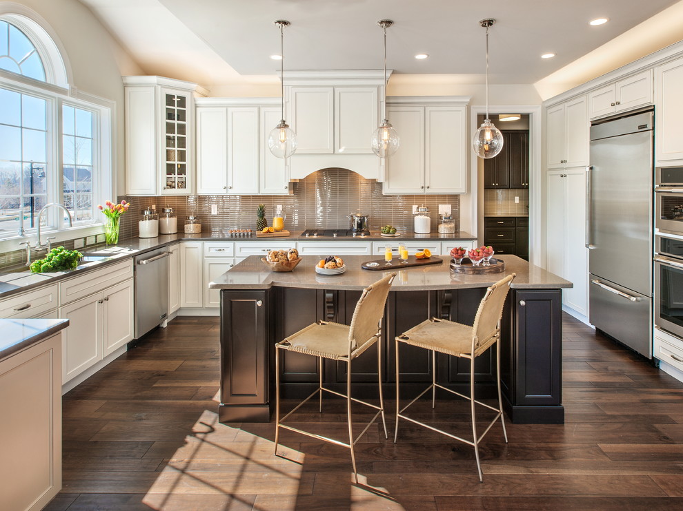 Kitchen - transitional kitchen idea in Chicago