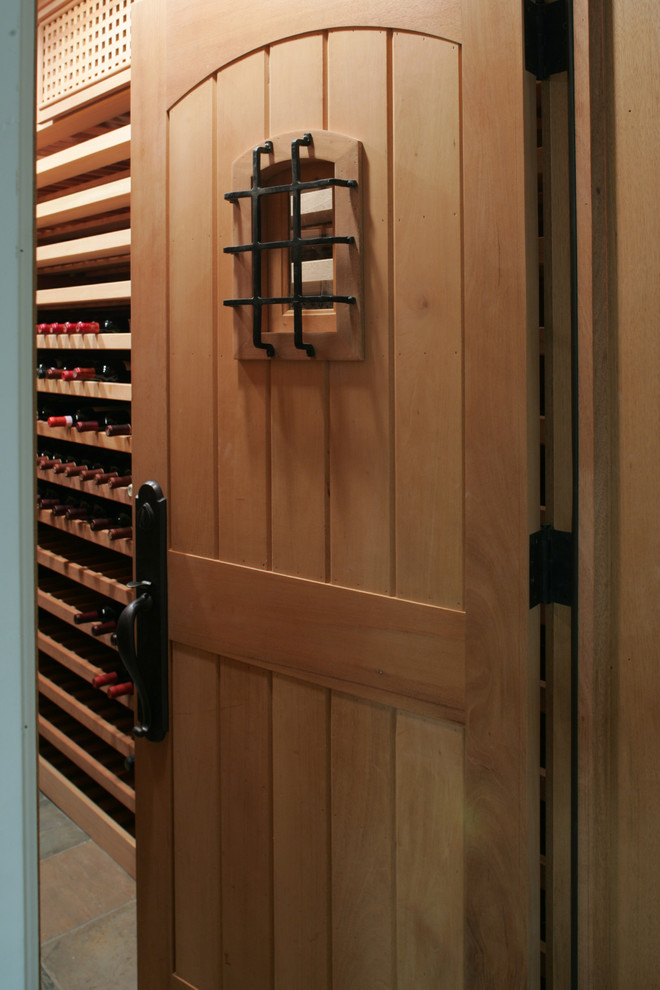 Wine Cellar Door Extravaganza Traditional Wine Cellar New York