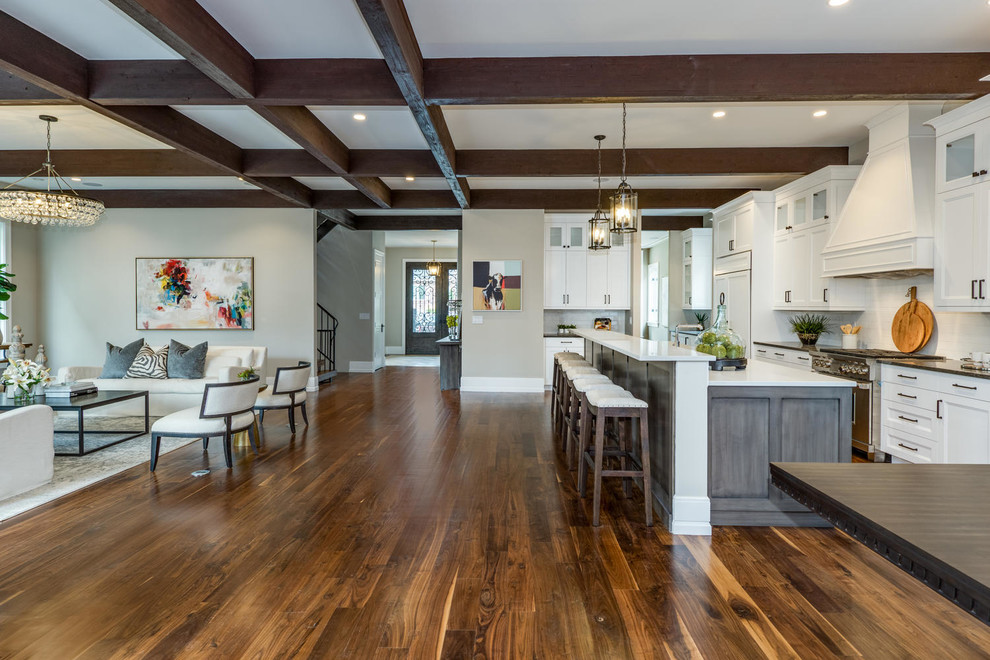Kitchen - transitional kitchen idea in Denver