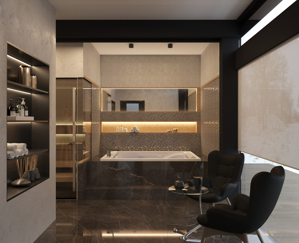 Проект первого этажа дома в г. Выборг, 100кв.м.