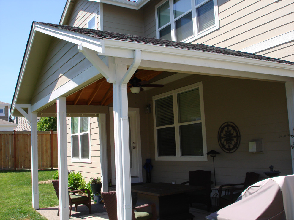 Covered Patio Addition Roof-over, and Ceiling Fan