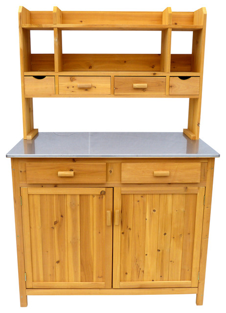 Outdoor Kitchen Prep Station Transitional Bar Furniture Outdoor Kitchen Prep Station