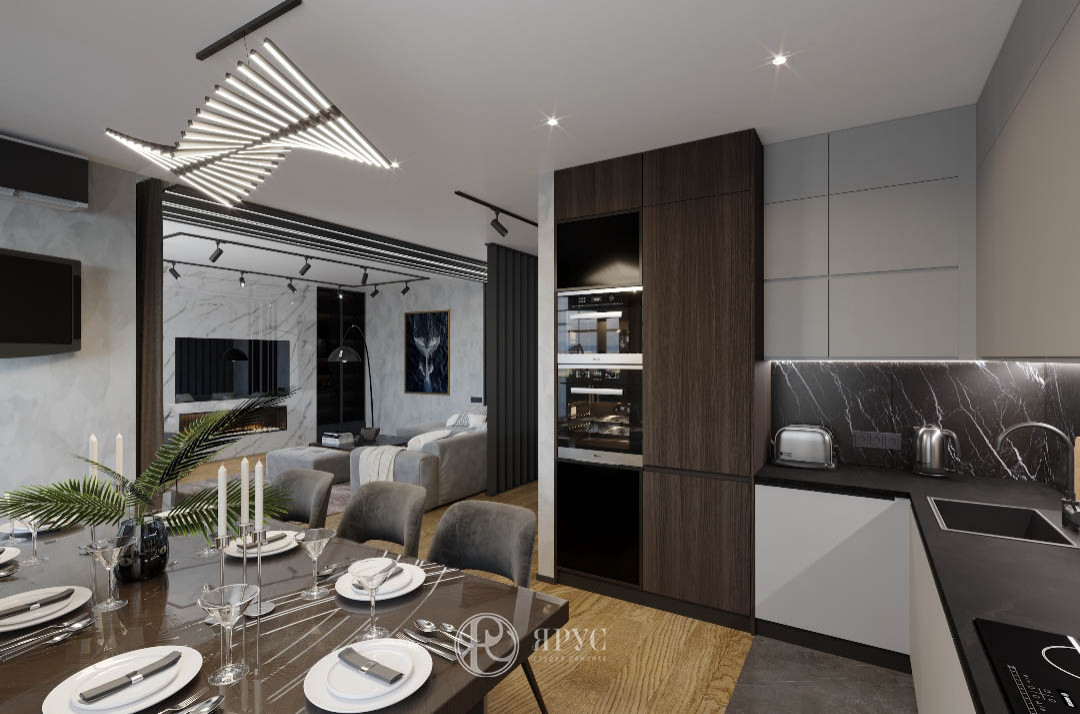 Дизайн-проект четырёхкомнатной квартиры