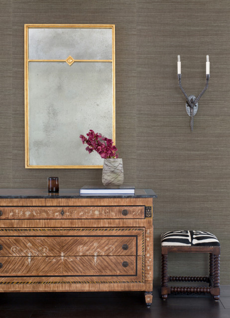 Jiao Metallic Sisal Grasscloth Wallpaper, Bolt - Beach Style ...