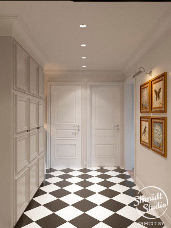 Проект интерьера "Искусный", Минск, 80м.кв