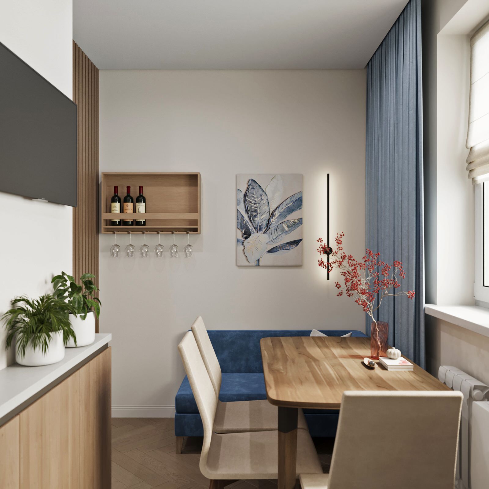 Дизайн квартиры во вторичном фонде, Кантемировская, Москва