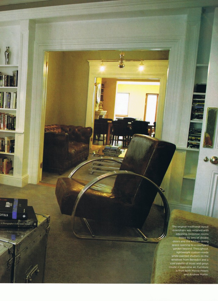 Transformation from Bachelor Pad to Family Home - Contemporary - Living