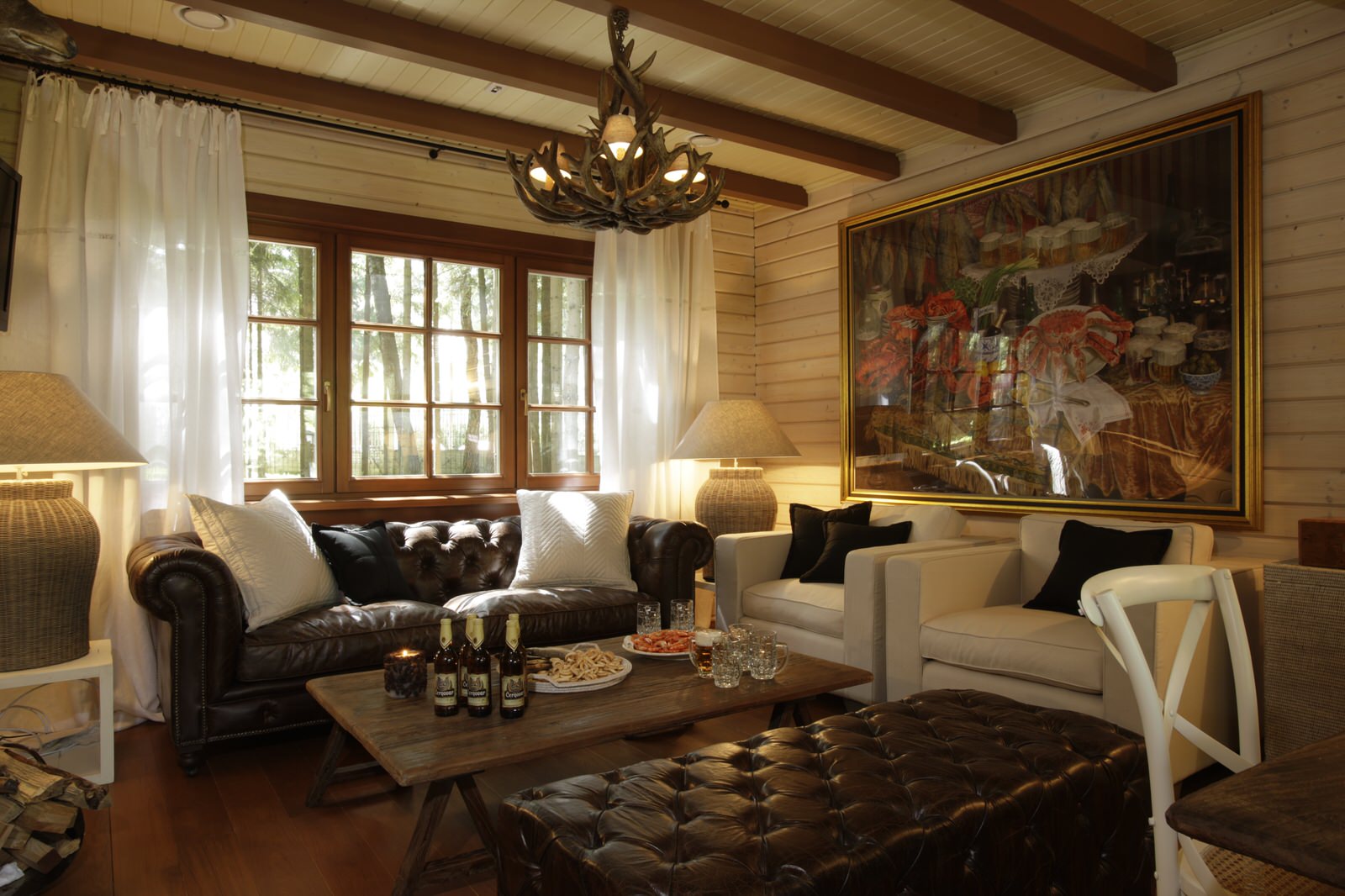 Охотничий домик - баня