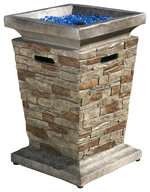 Coldwater Outdoor 19 Liquid Propane Fire Column Rustic Coldwater Outdoor 19 Liquid Propane Fire Column