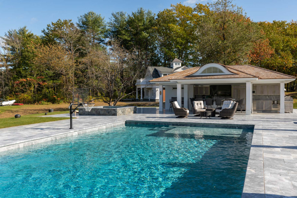 Example of a transitional pool design in Boston