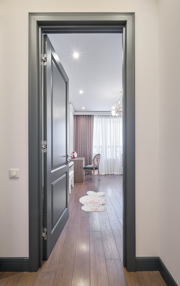 Квартира в серо-белых тонах