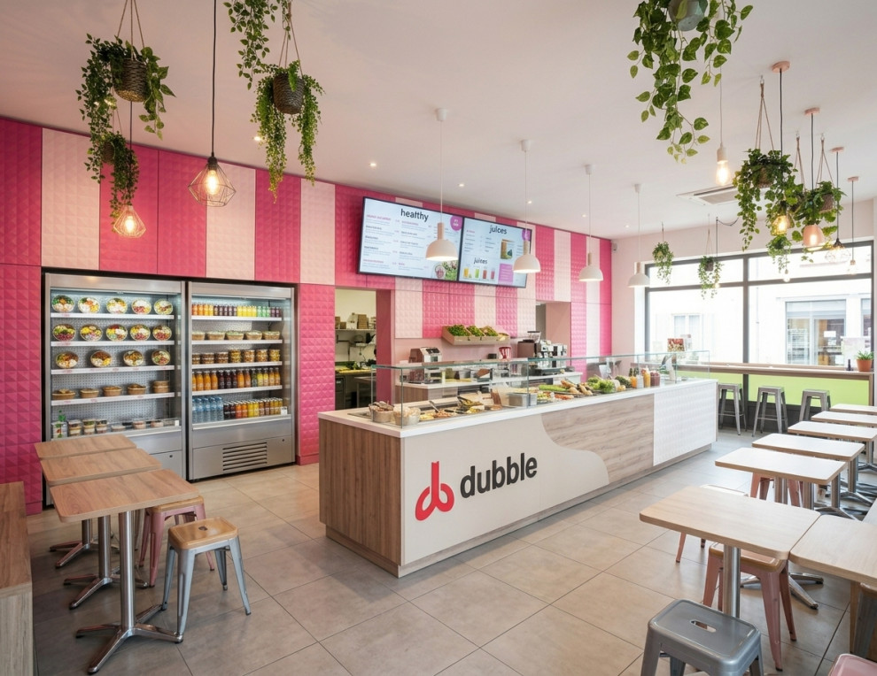 Création d’un restaurant Dubble de 90 m² – Miramas Village des Marques