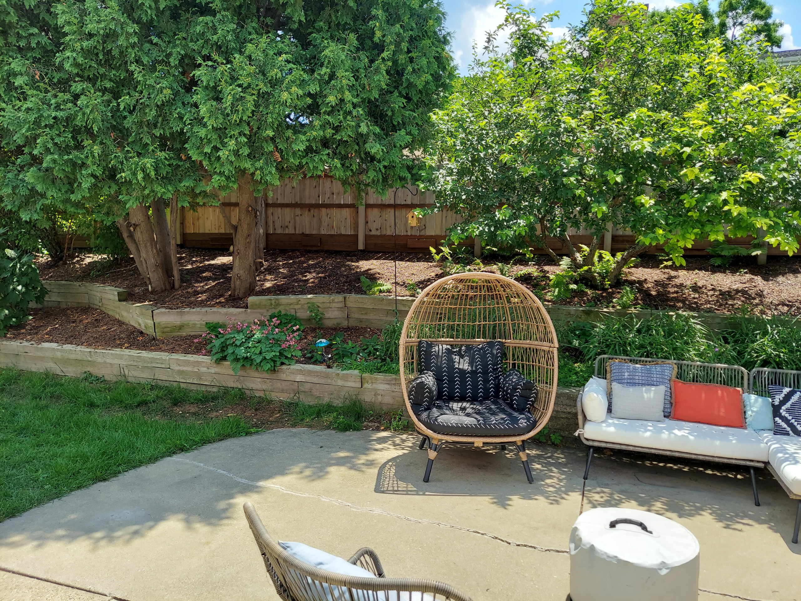 Mid-Century Ranch Backyard + Patio Landscape - Wauwatosa, WI