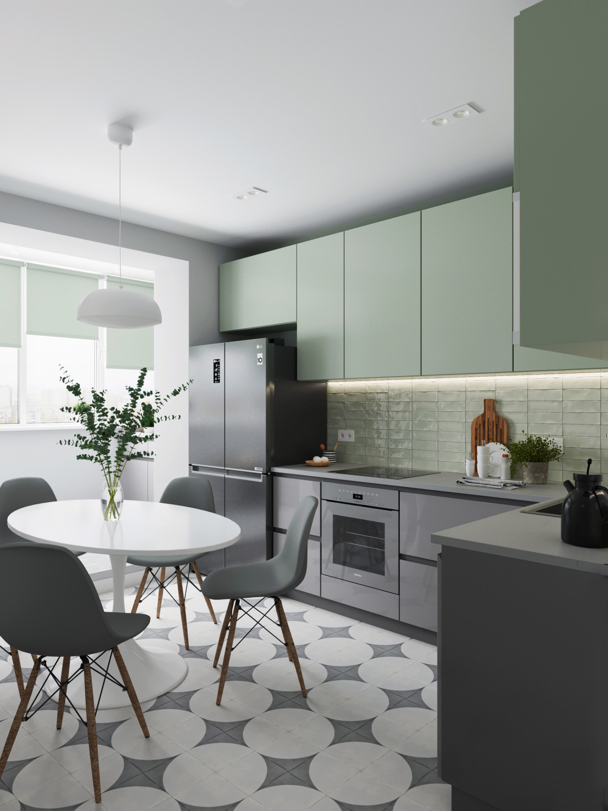 Квартира на Подмосковной. Площадь 74м2