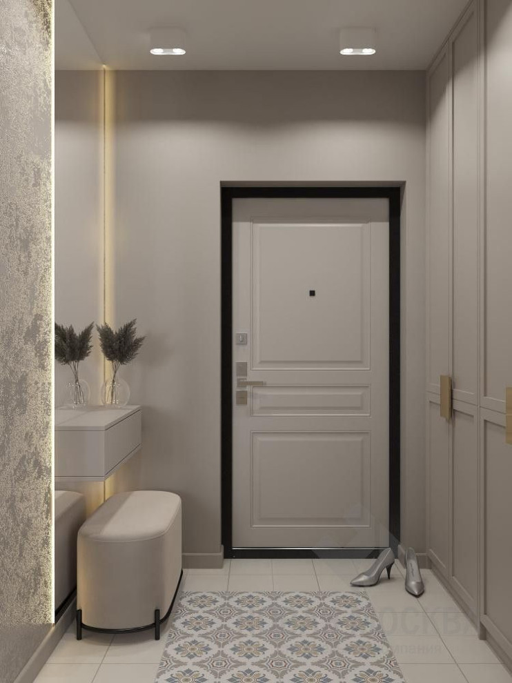 Дизайн-проект однокомнатной квартиры 40 кв.м в Марьино в ЖК «Домашний»