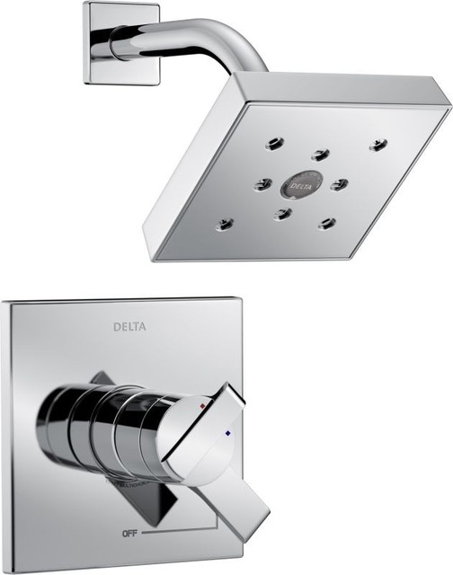 Delta T17267 Ara Shower Trim Pack With Head Volume Control Less Valve Delta T17267 Ara Shower Trim Pack With Head Volume Control Less Valve