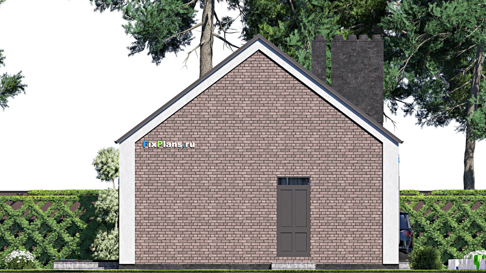 Проект одноэтажного дома 21х11м S155м2 F-16460