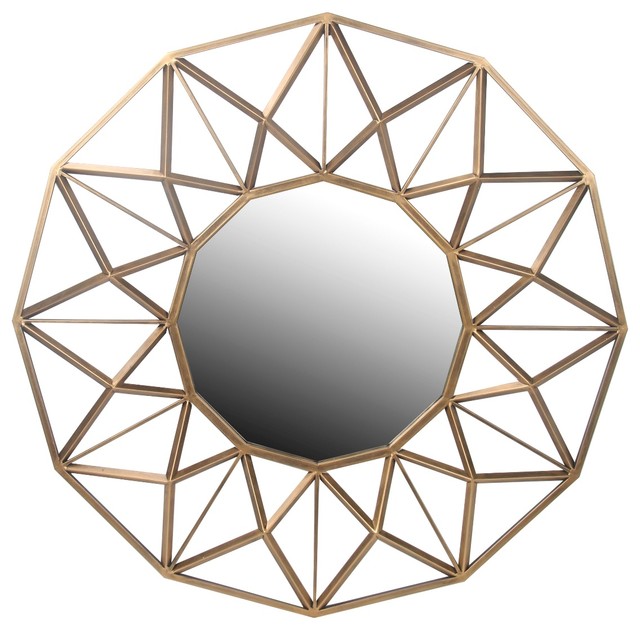 Geometric Wall Mirror privilege international geometric wall mirror - contemporary Geometric Wall Mirror privilege international geometric wall mirror - contemporary