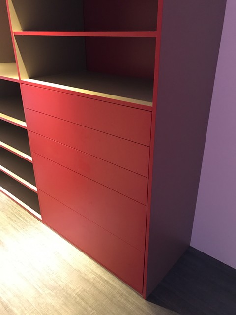 Dressing bicolore contemporaneo-armadio