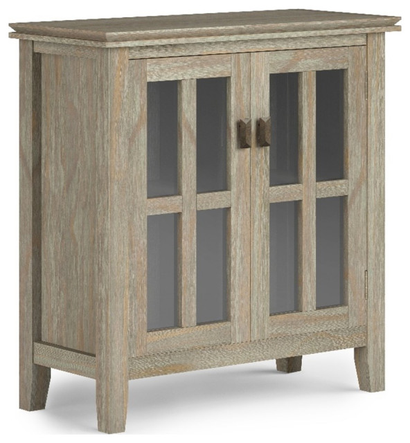 Artisan SOLID WOOD 30" Wd. Contemporary Low Storage in