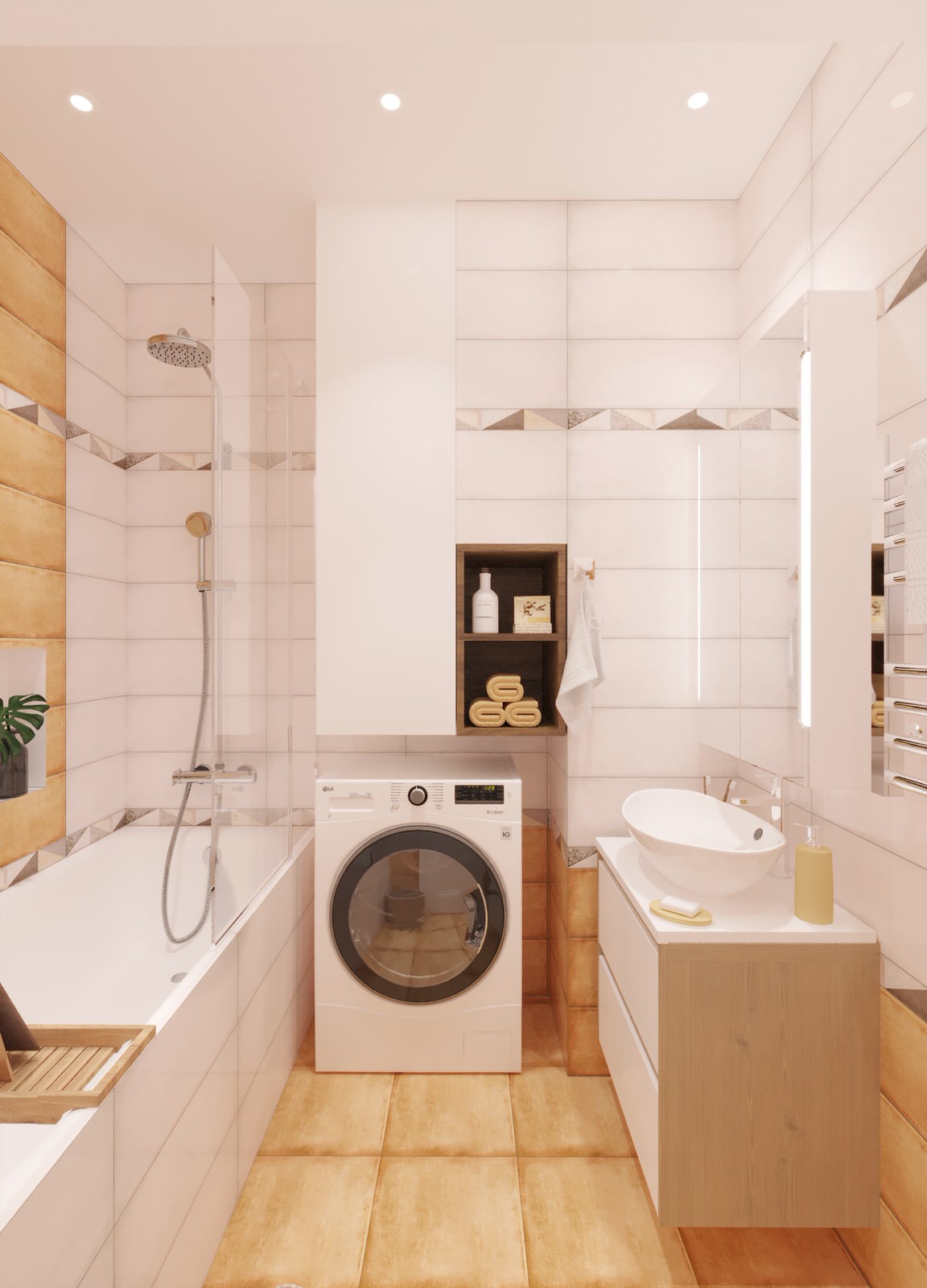 Дизайн проект двухкомнатной квартиры 67,3 кв.м.(старый фонд)