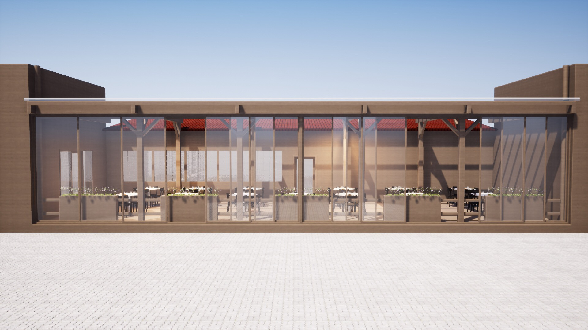 Exterior Patio for a Restaurant