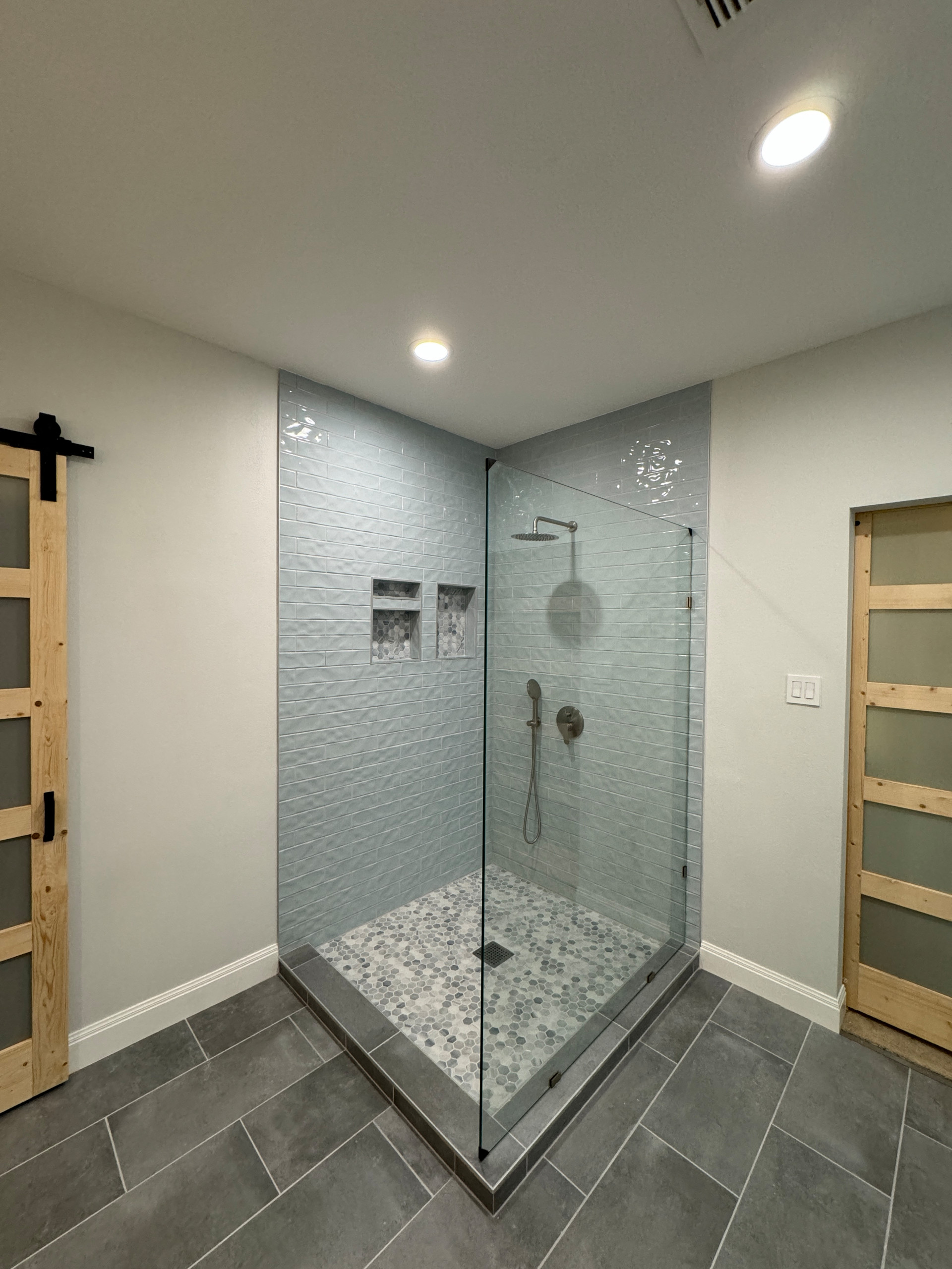 Contemporary Master Bathroom Remodeling in Houston, TX