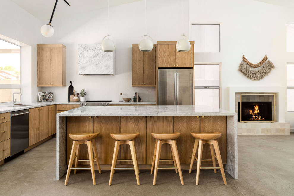 Helena Scandinavian Minimalism Scandinavian Kitchen Phoenix By Iconic Design Build