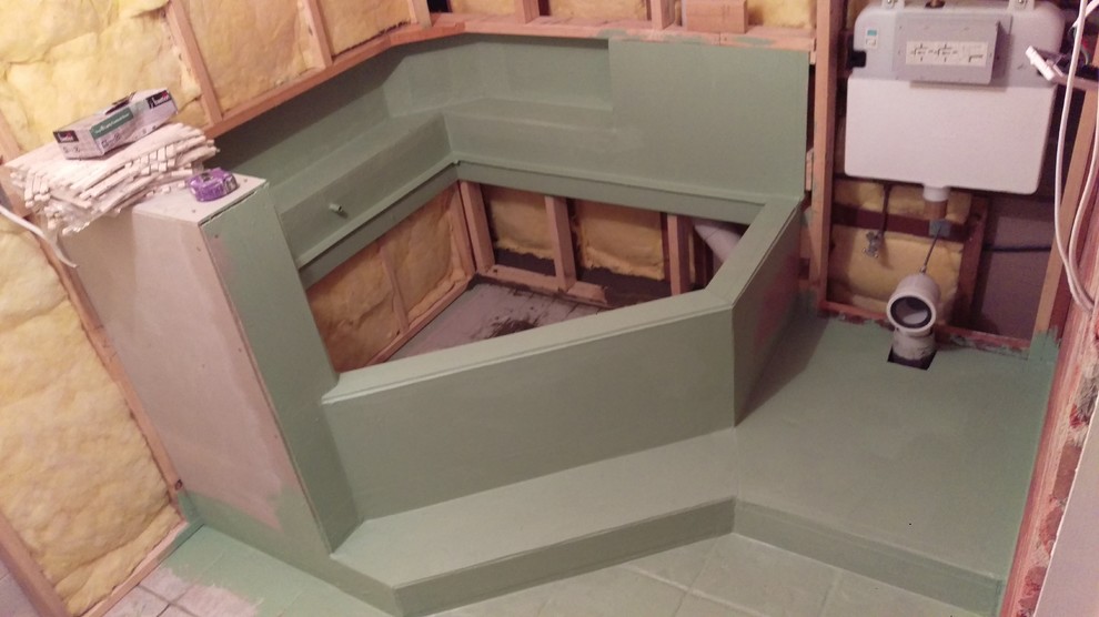 This is an example of a mediterranean bathroom in Wollongong.