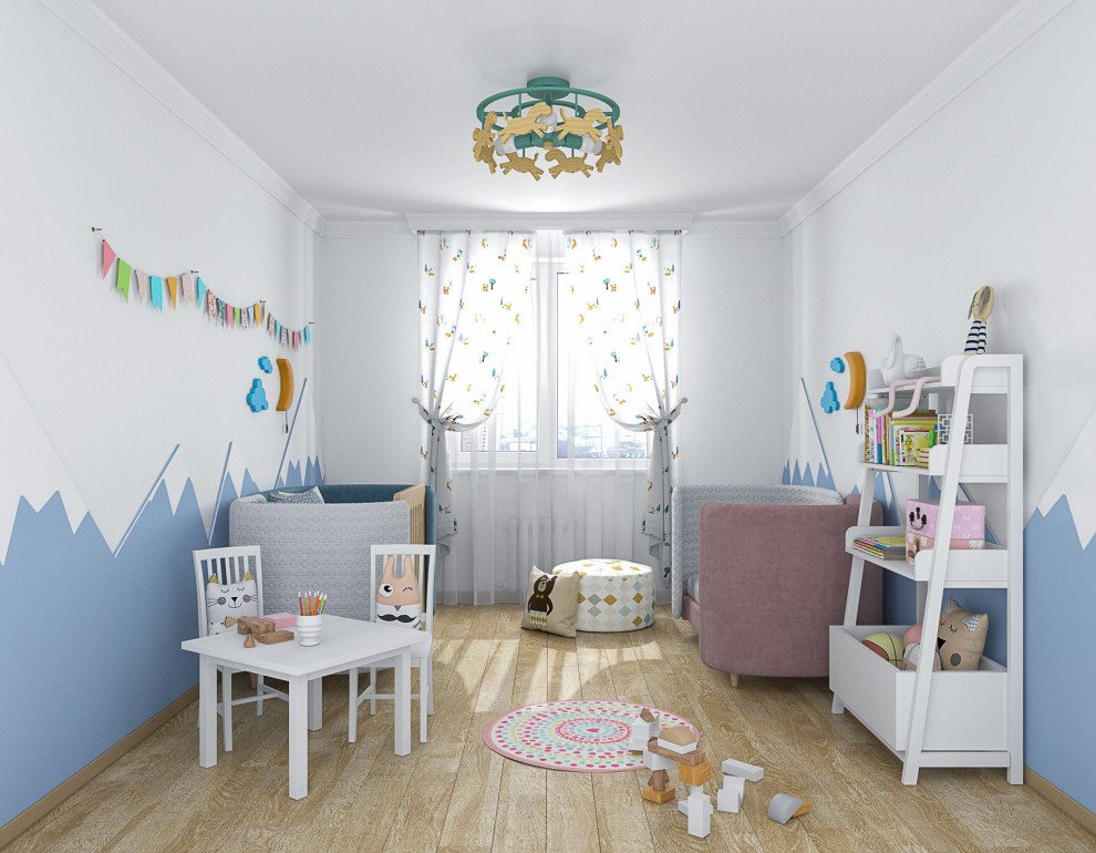 Детская в скандинавском стиле