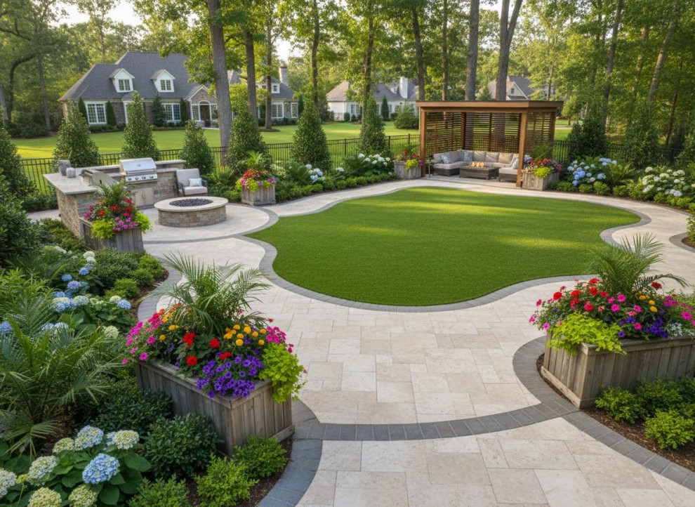 Multi-Zone Backyard Oasis
