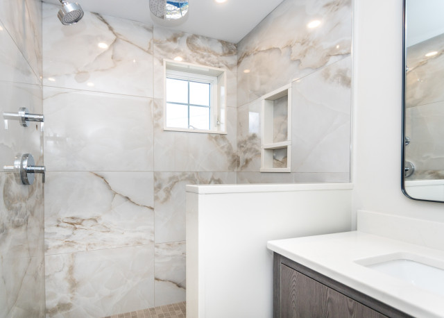 Trapelo Rd transitional-bathroom