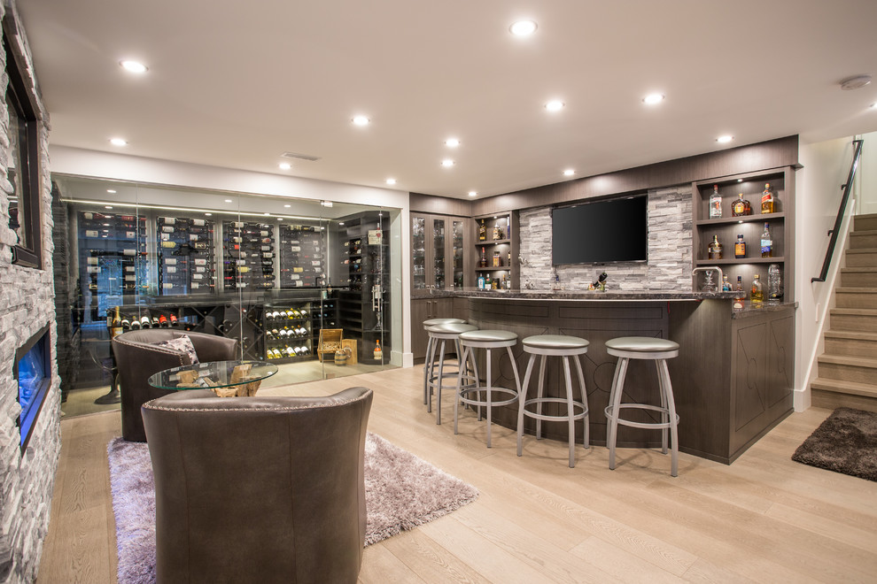 Home Renovation - North Vancouver - Traditional - Home Bar - Vancouver ...