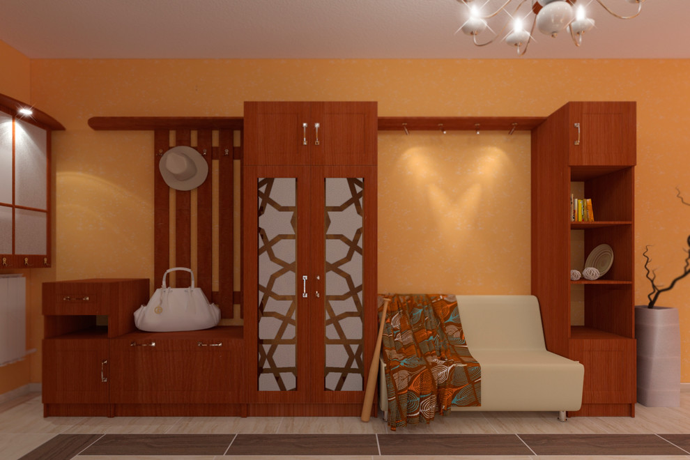 Дизайн-проект прихожей в коттедже