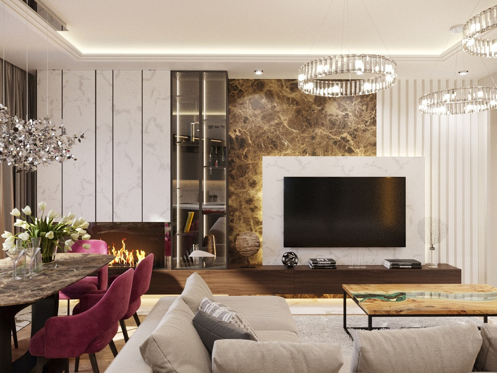 Дизайн-проект двухуровневой квартиры в Севастополе