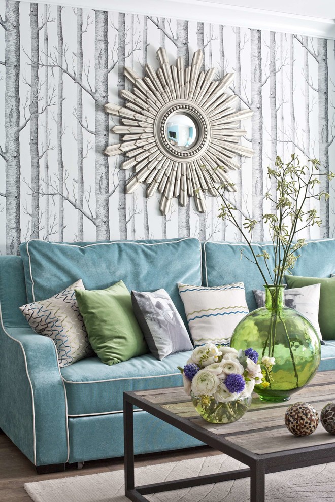 Бирюзовая гостиная