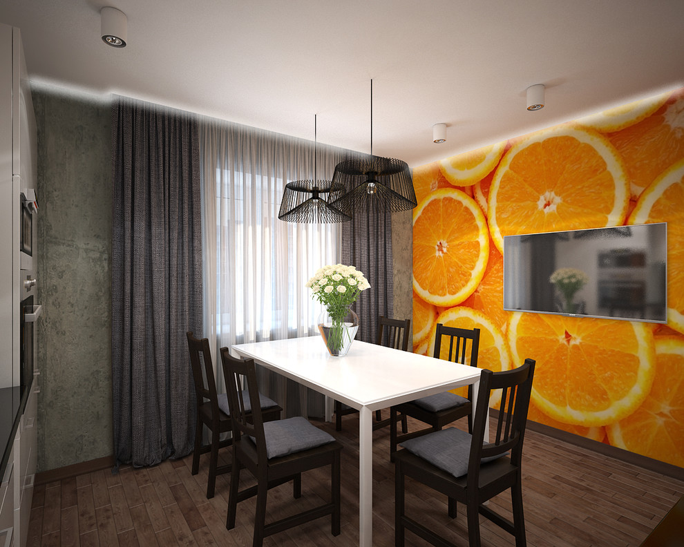 Дизайн-проект 3-х комнатной квартиры,103 м2.  Стиль Современный