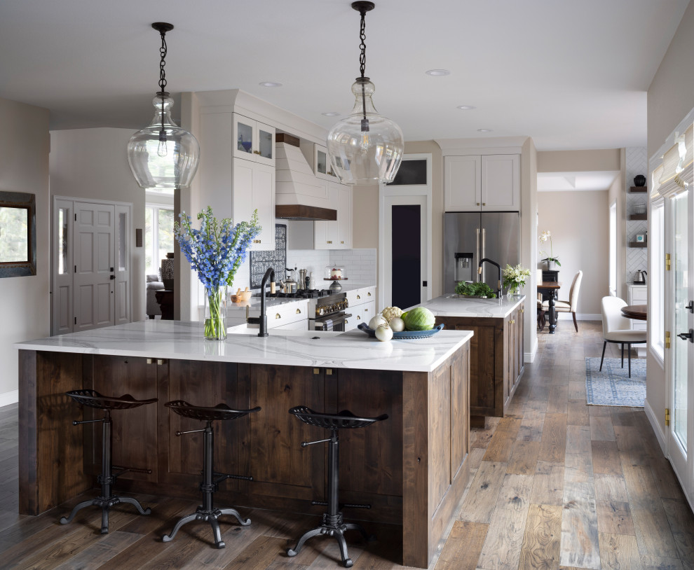 Inspiration for a transitional kitchen remodel in Denver