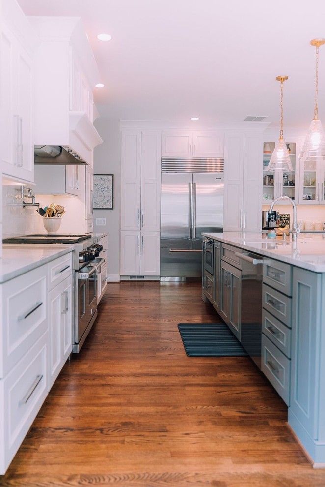 Inspiration for a transitional kitchen remodel in DC Metro