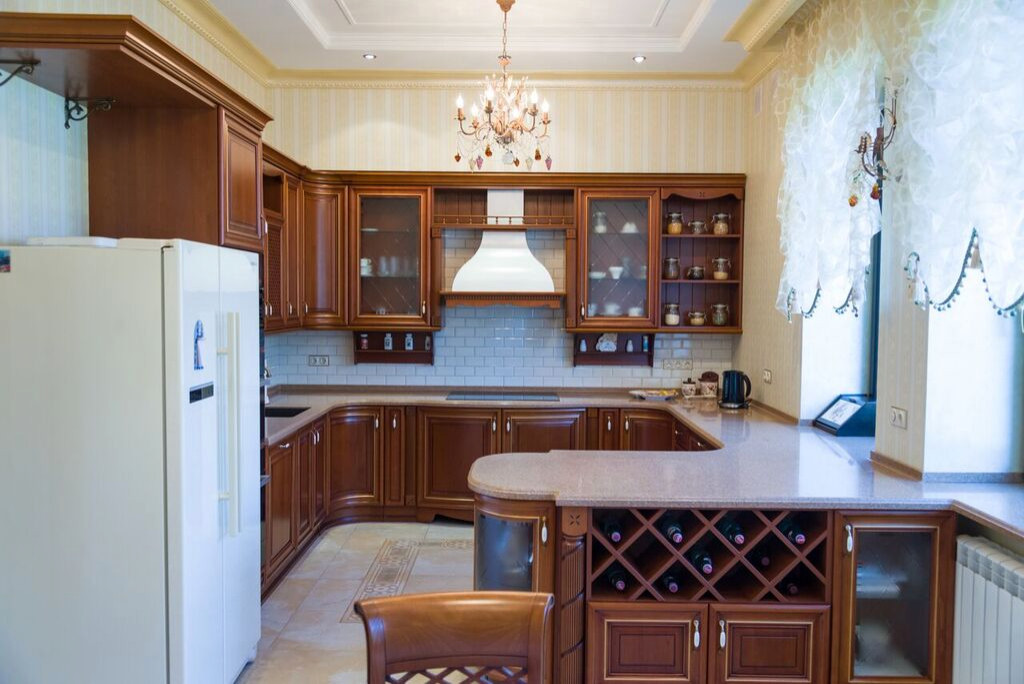 Интерьер дома в классическом стиле (500 кв м)