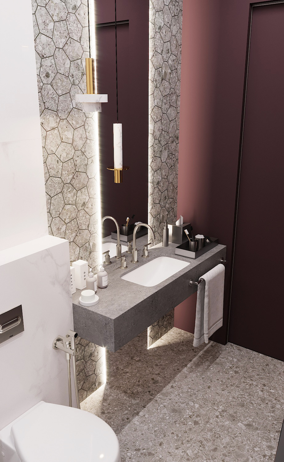 Неоклассика в пыльно-розовых тонах. Москва 2020