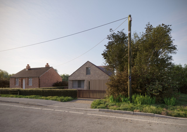 Longview trendy-hus-og-facade