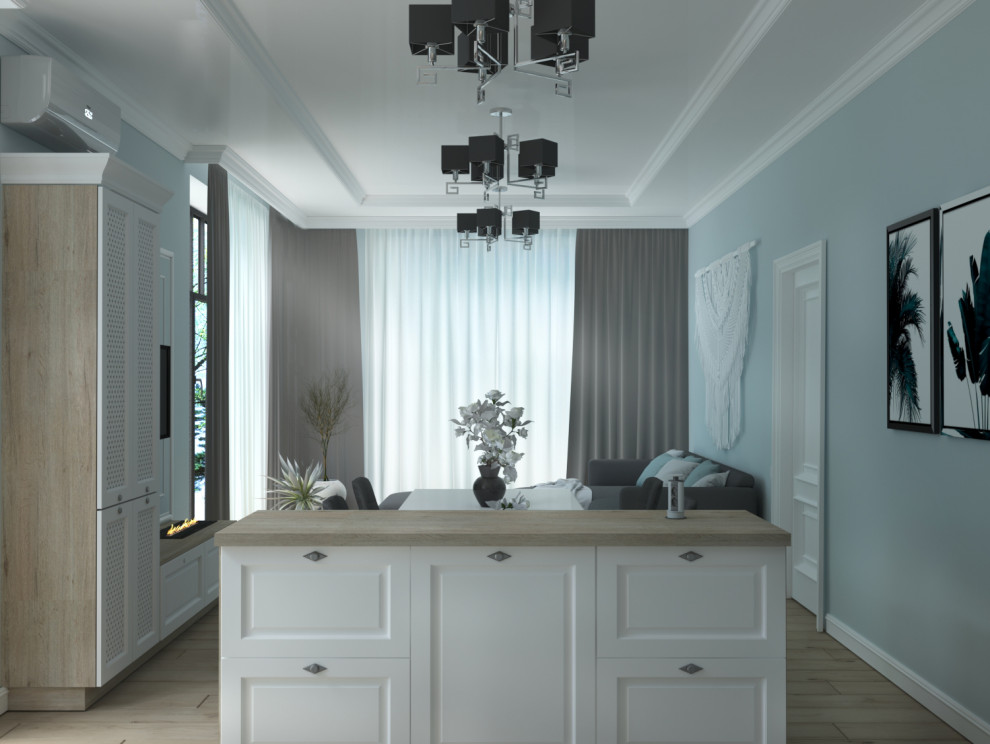 Небольшой частный дом в стиле неоклассика