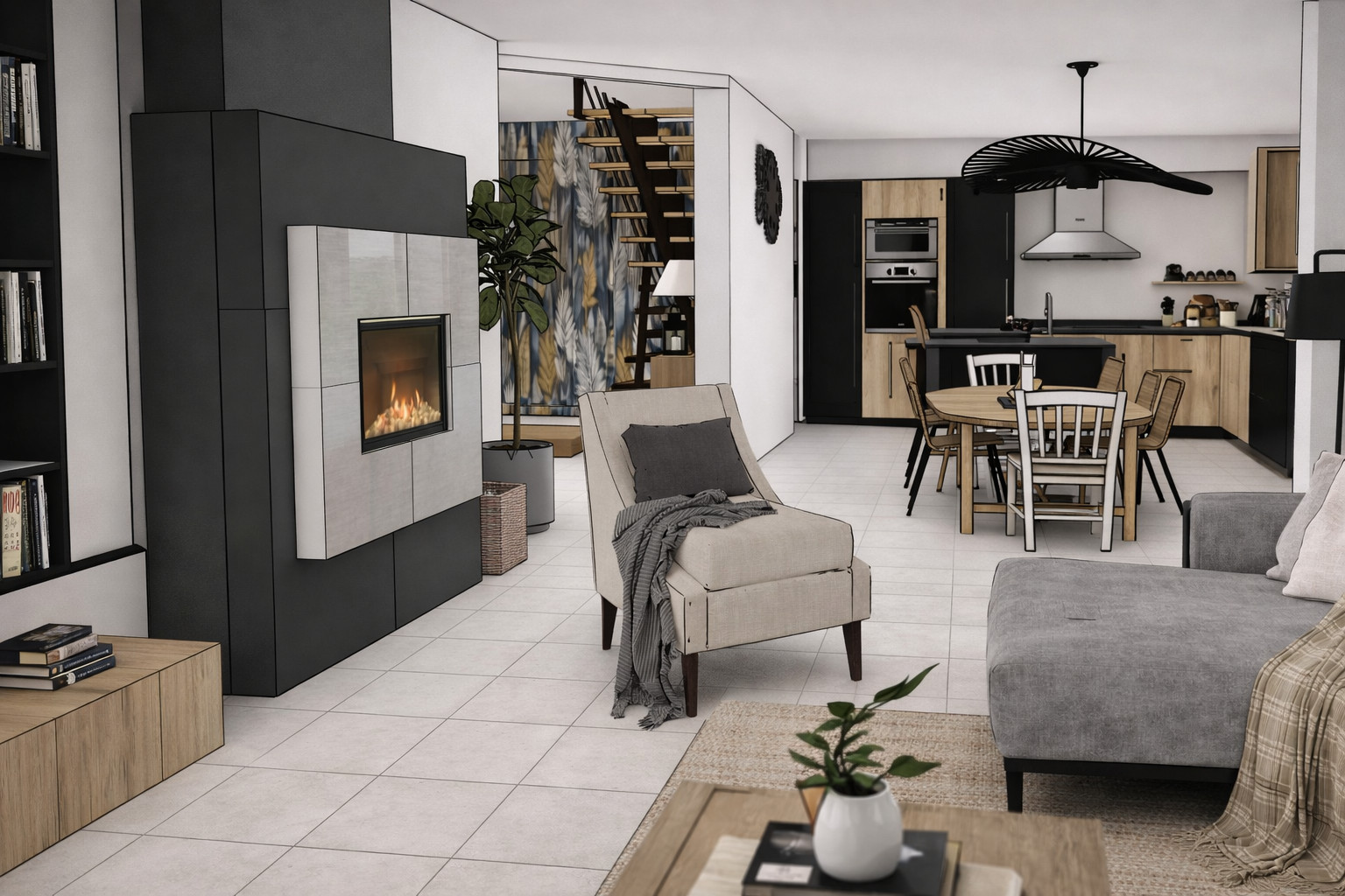 PROJET Aménagement d'une maison en vente