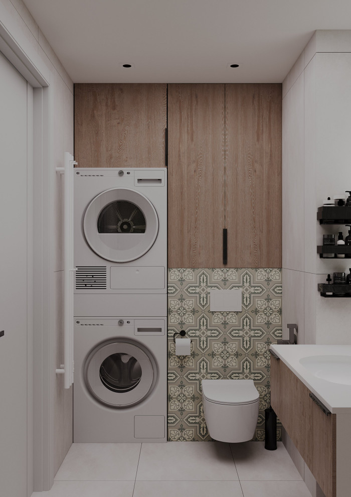 Квартира для семейной пары с ребенком в ЖК Полюса. 57,3 кв.м.