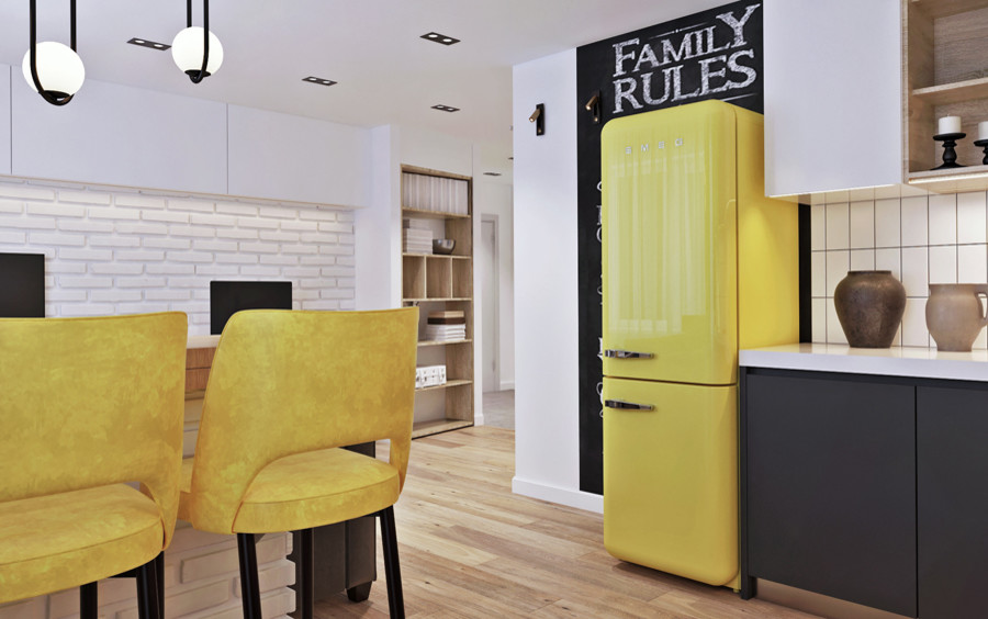 дизайн-проект интерьера квартиры по ул. Некрасовская в г. Владивостоке.