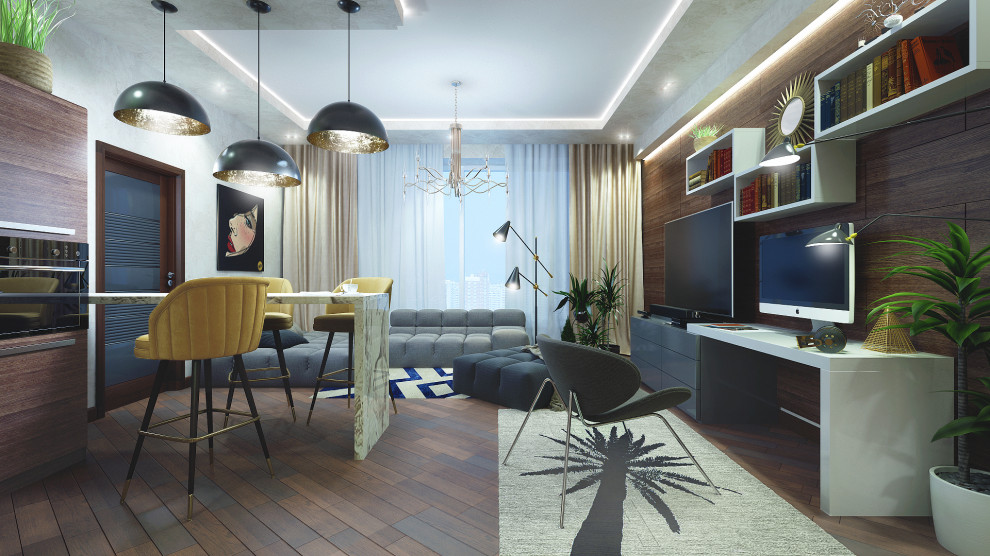 Дизайн проект квартиры на Мосфильмовской